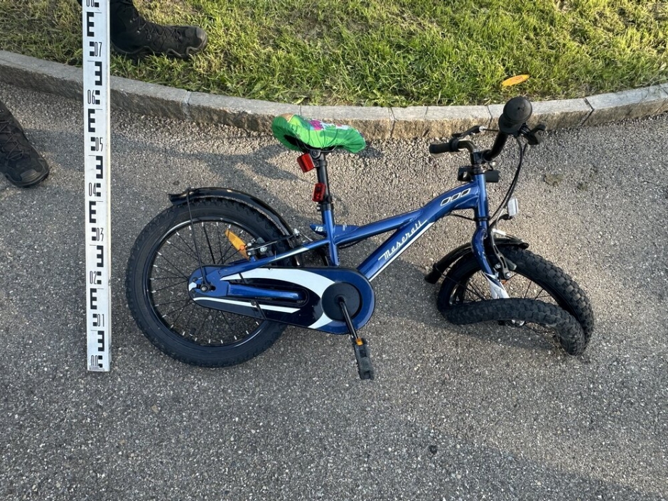 Besch&auml;digtes Fahrrad Unfall Fuchsenstrasse
